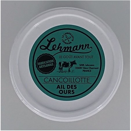 Cancoillotte à l'Ail des Ours - Lehmann