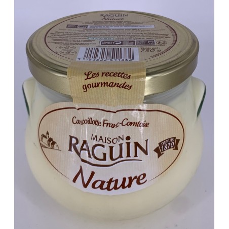 Cancoillotte nature - Pot en verre - Raguin