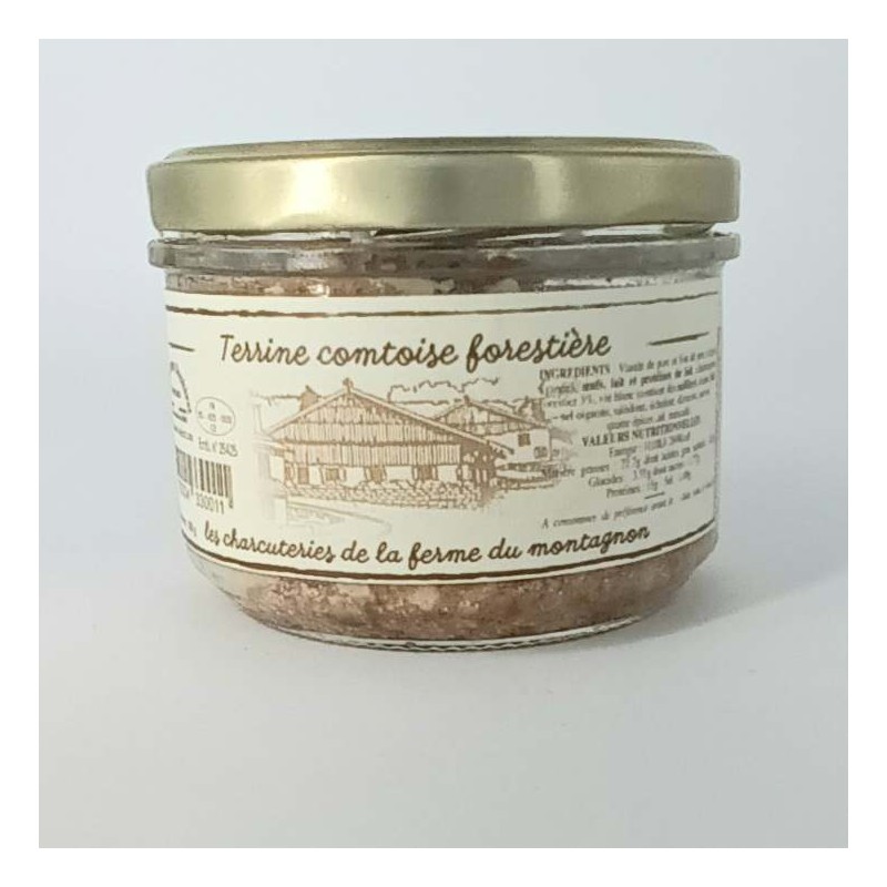 Terrine comtoise forestière 180g