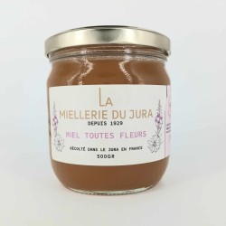 Miel de fleurs du Jura 500g