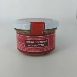 Terrine de canard aux griottes 85g